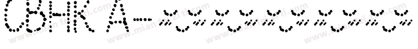CBHK A字体转换